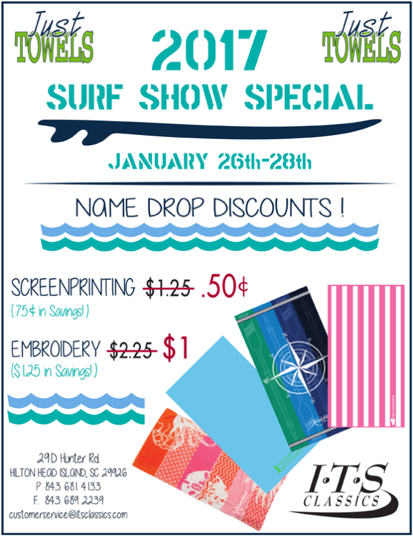 Surf Show 2017 Just Towels Show Special